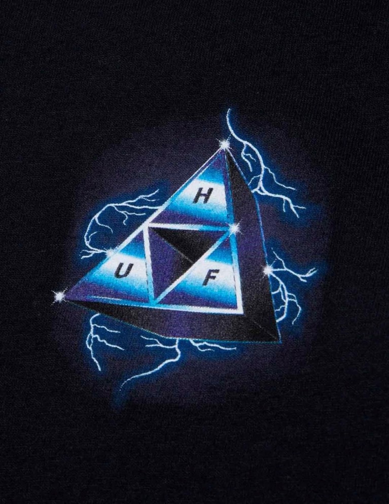 HUF storm tt tee black